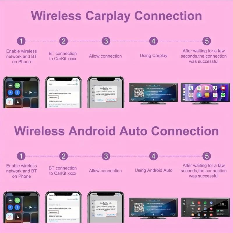 Dokunmatik Multimedya Kablosuz CarPlay Ekran