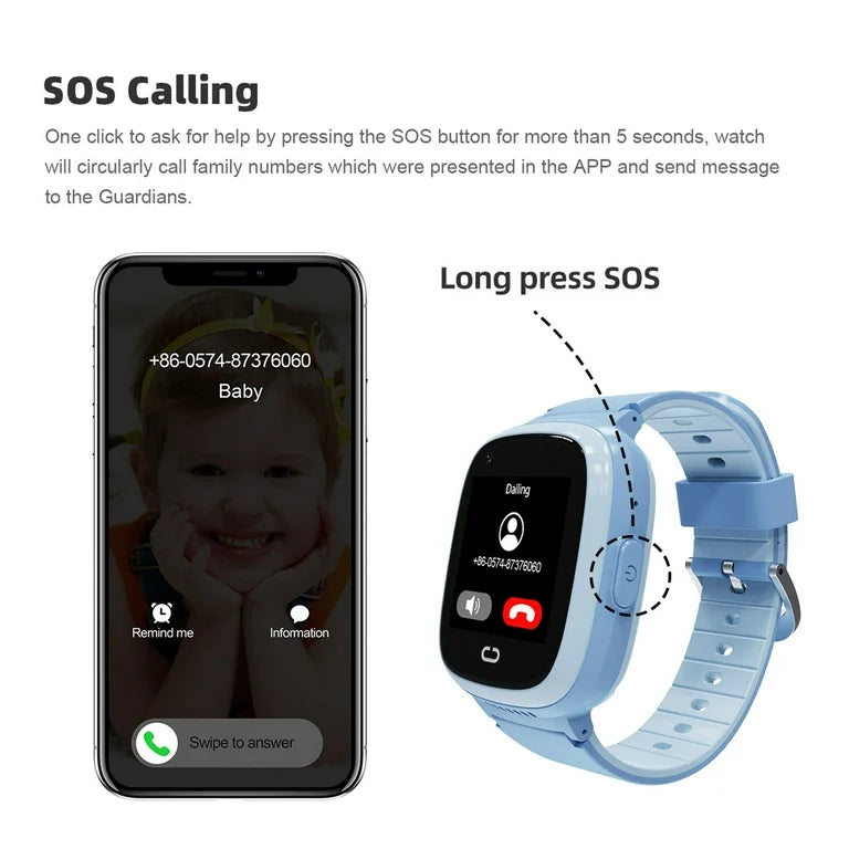 Video Call Smart SIM Card Children's Watch