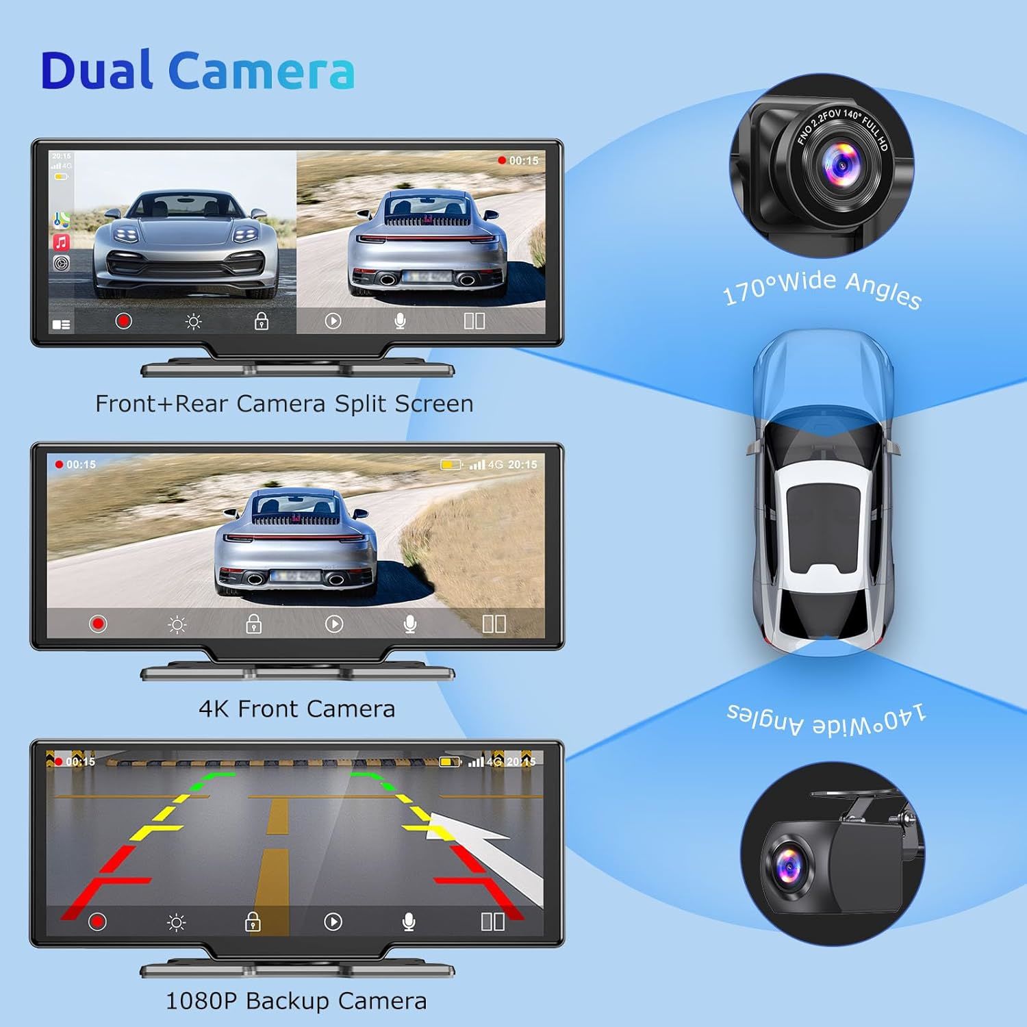 Dokunmatik Multimedya Kablosuz CarPlay Ekran