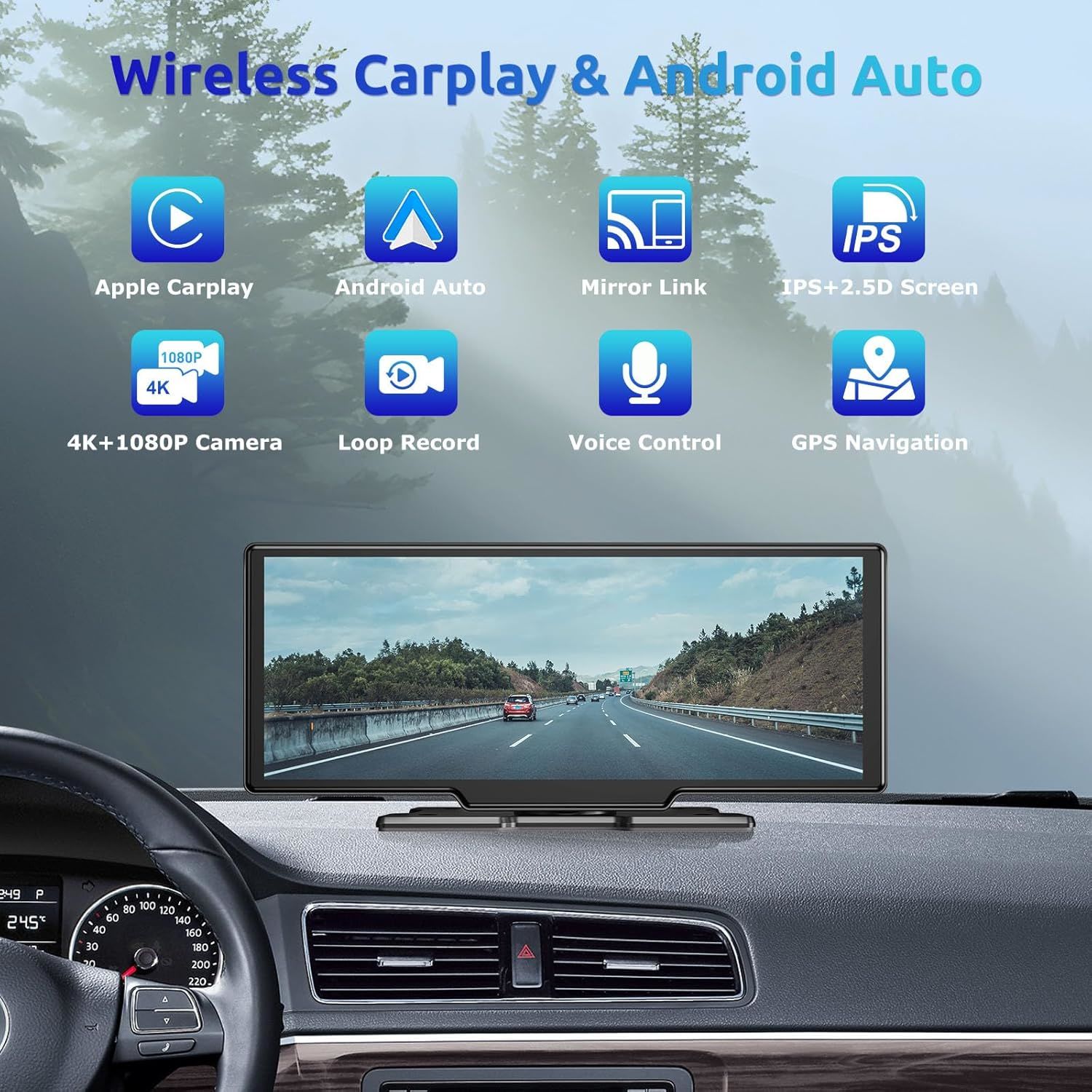 Dokunmatik Multimedya Kablosuz CarPlay Ekran