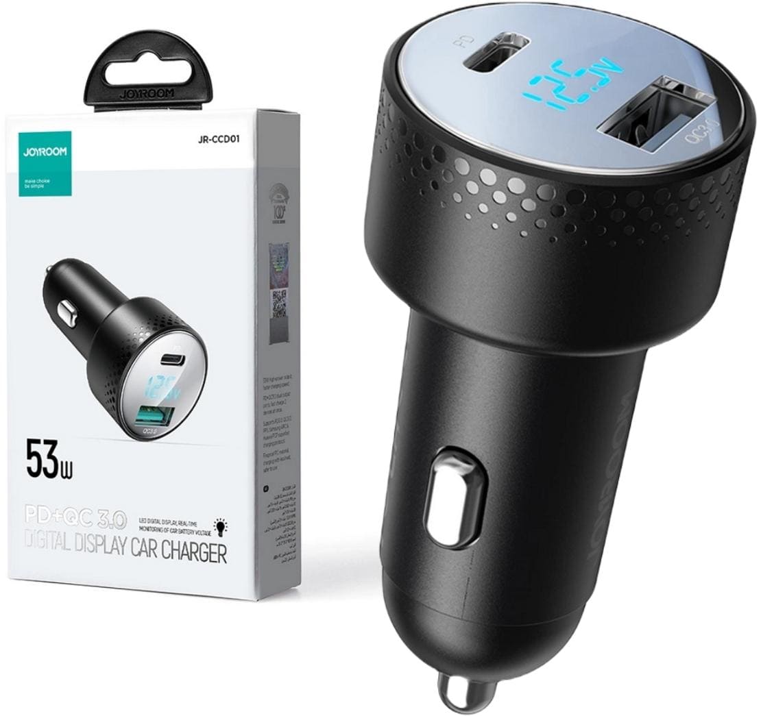 53W Hızlı Araç Şarj Cihazı - Usb - Type-C
