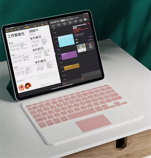 Universal Kablosuz Şarjlı Klavye ve Mouse Seti
