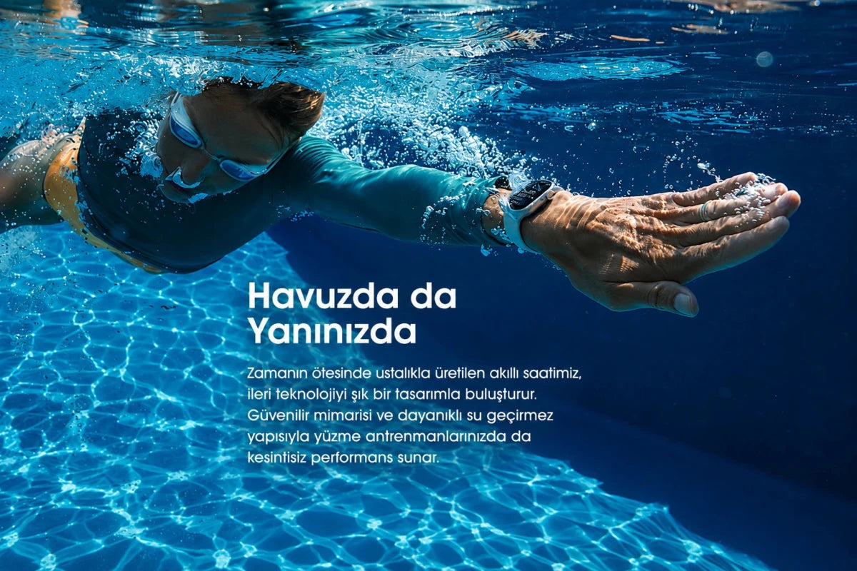Watch 26 Mini Akıllı Saat - AMOLED, IP68 Suya Dayanıklı - Bi Elma