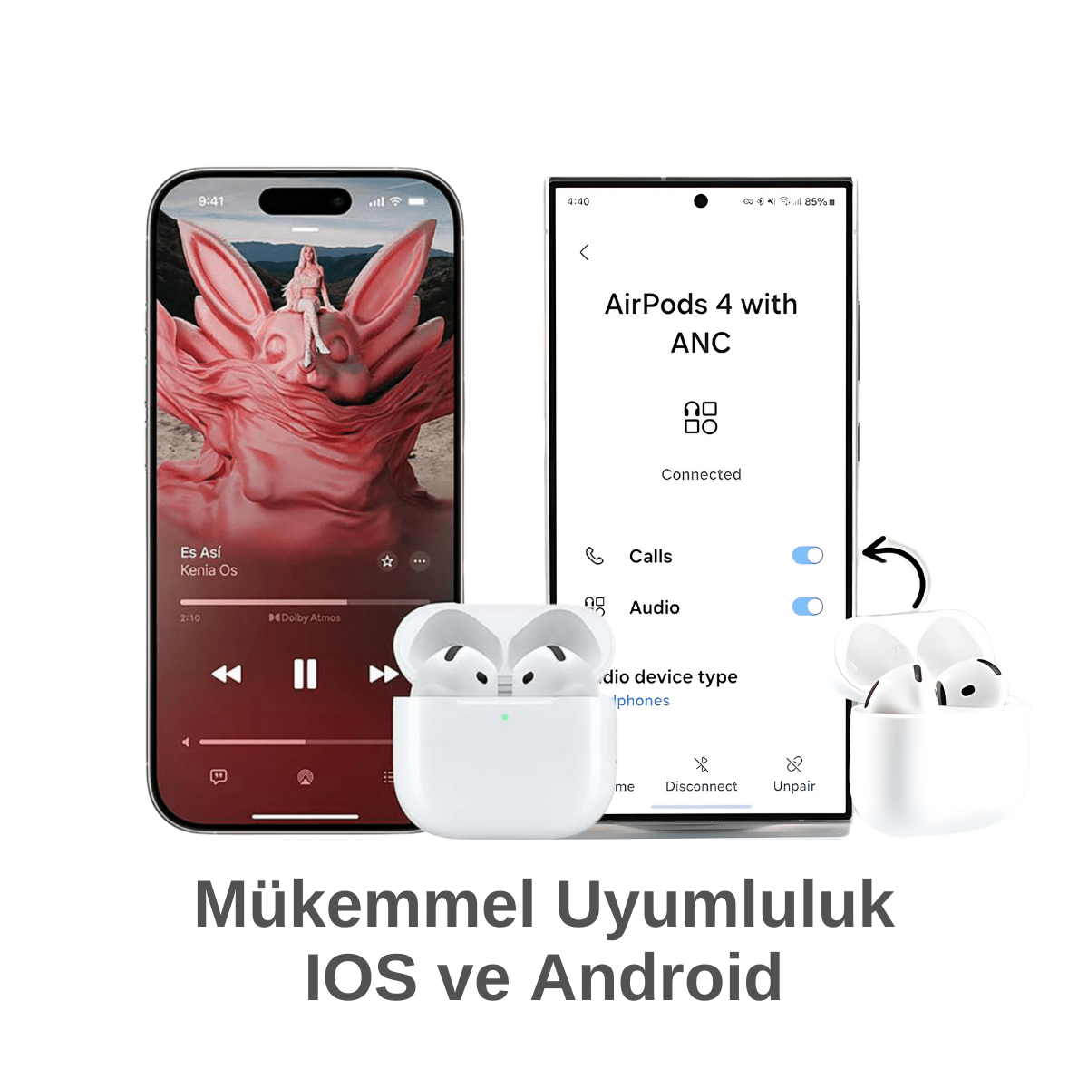 Air 4 ANC Bluetooth Kulaklık - Bi Elma