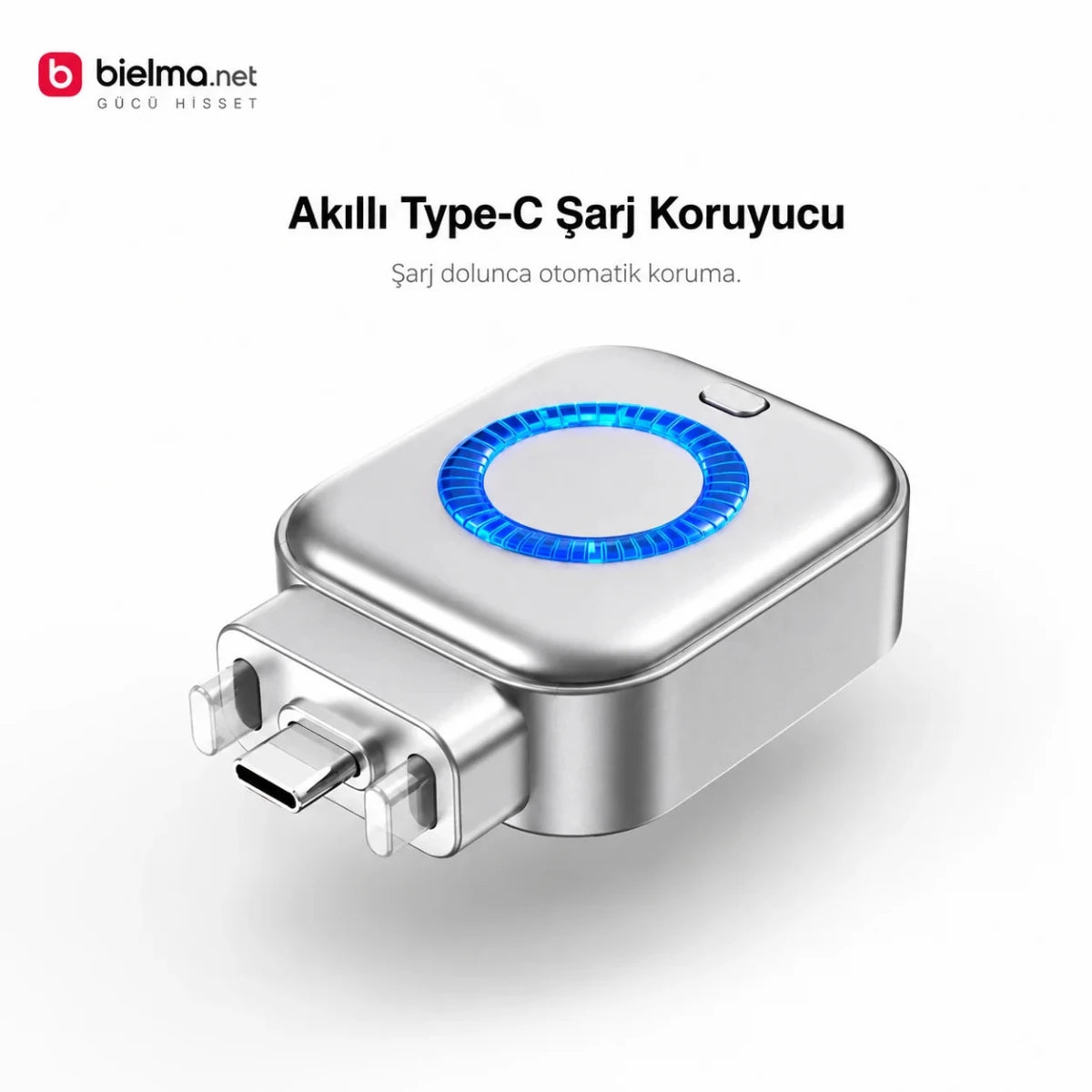 AI Akıllı Şarj Kesici Adaptör 140W — Dolunca Otomatik Kapanır - Bi Elma