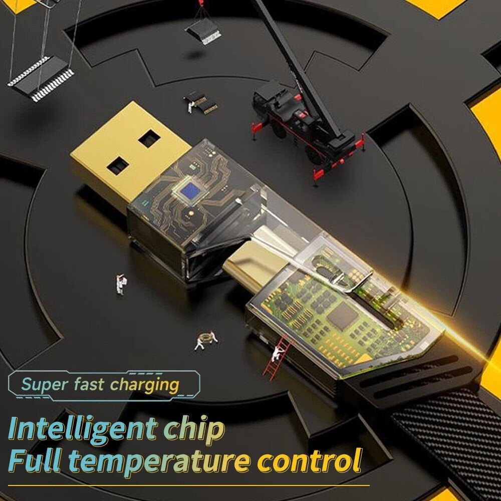 4 - in - 1 Usb Type - C To Ligthning, Type - C 65w Hızlı Şarj Ve Data Kablosu - Bi Elma