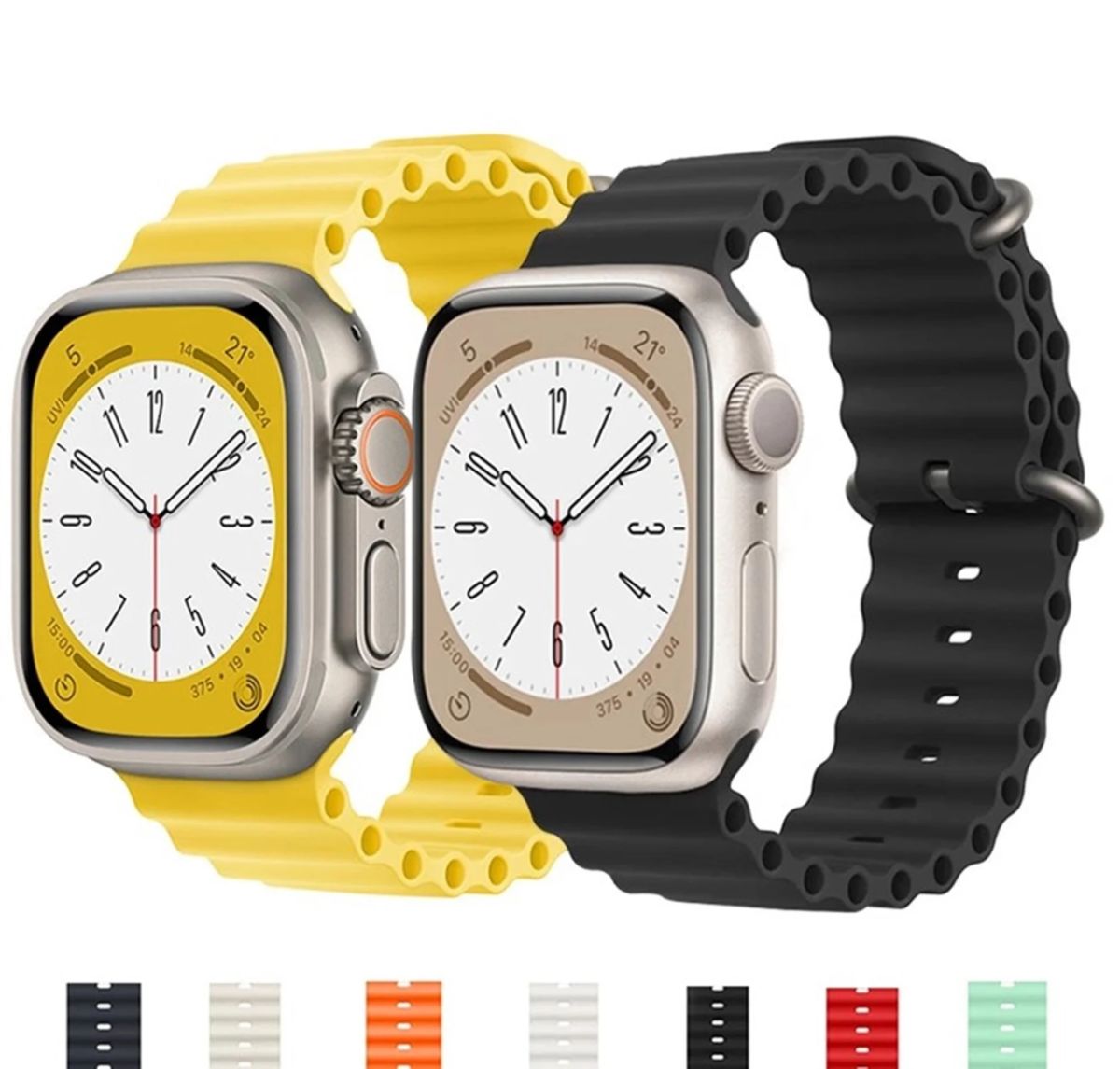 Ocean Spor Silikon Akıllı Saat Kordonu - Bi Elma