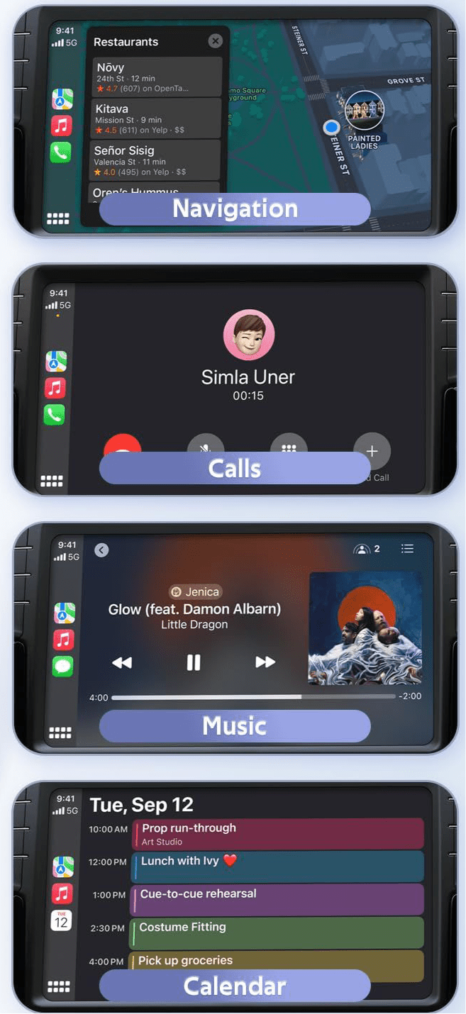 Kablosuz Araç CarPlay & Android Auto USB ve Type C Bluetooth Adaptör - Bi Elma