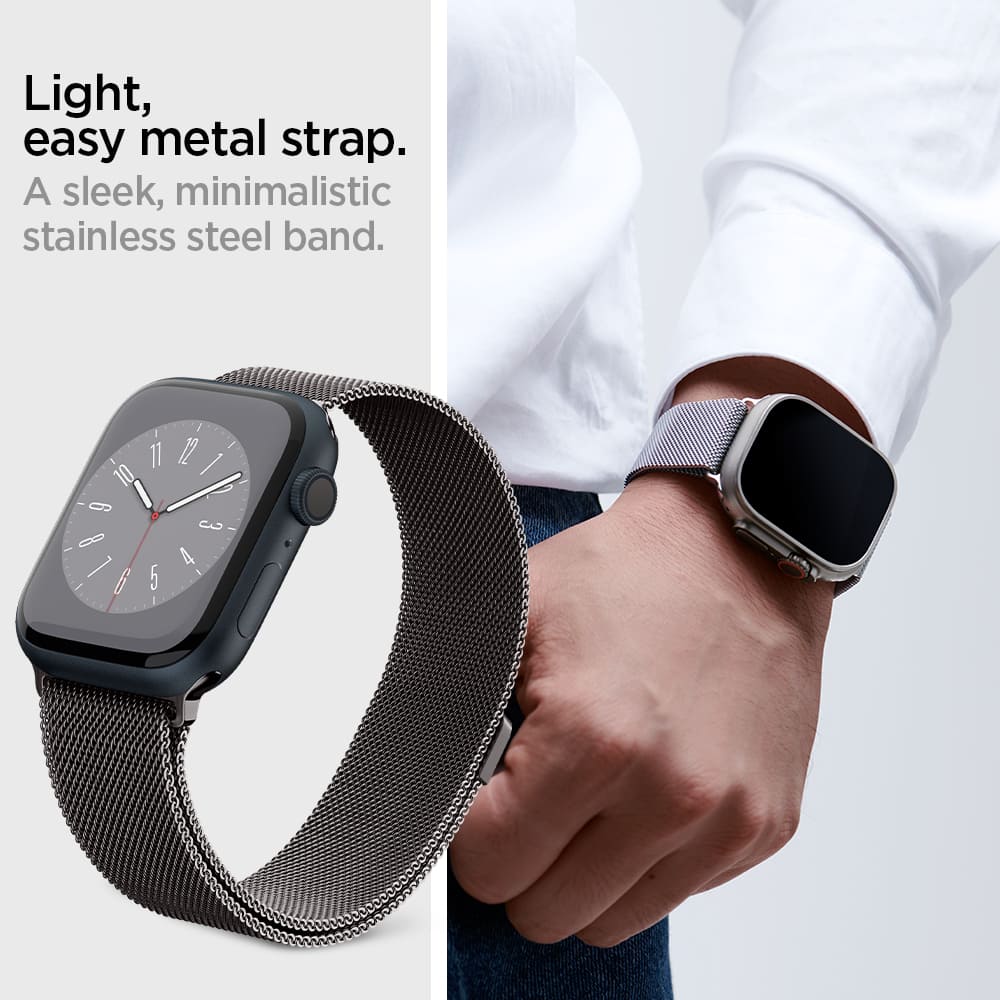 Metal Milano Loop Akıllı Saat Kordonu - Bi Elma
