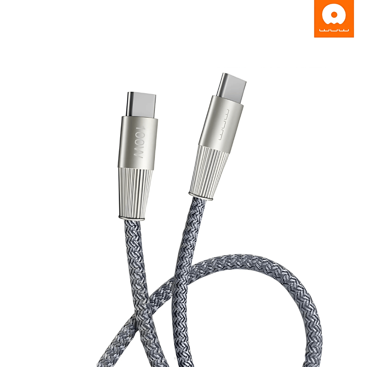 WUW 100W Örgü USB - C Şarj ve Data Kablosu - Bi Elma