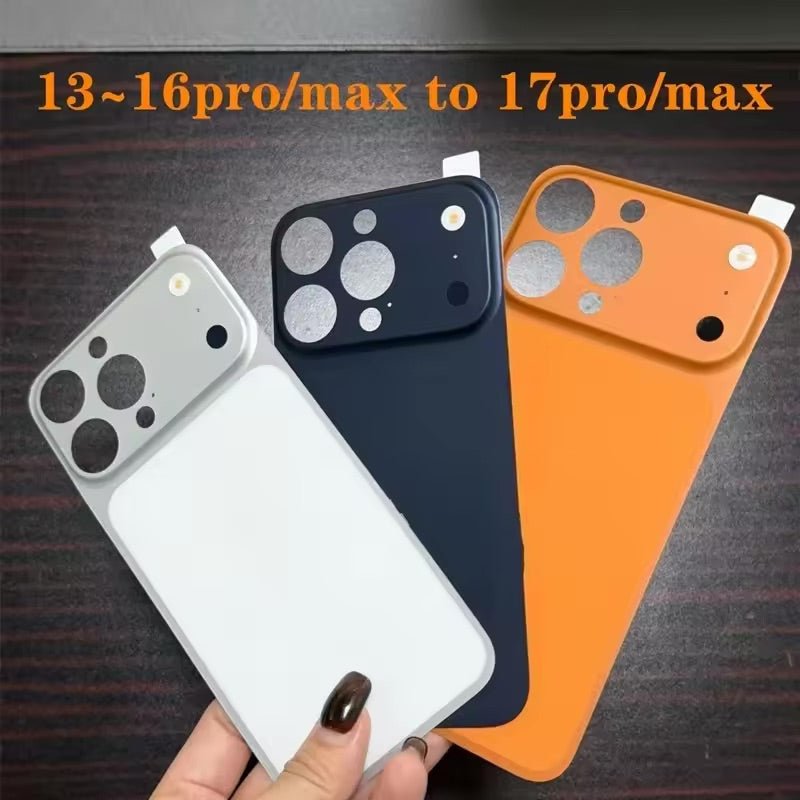 17 Pro Max Görünümlü Metal Kapak 13–16 Pro/Pro Max Modelleri İçin - Bi Elma