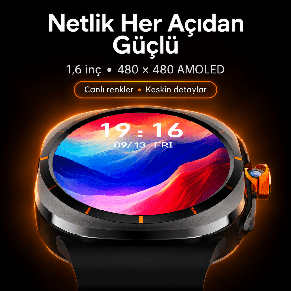 4G Kameralı Ultra X1 Pro Akıllı Saat – SIM Kartlı, AMOLED, 3GB+32GB, BTK Kayıtlı - Bi Elma