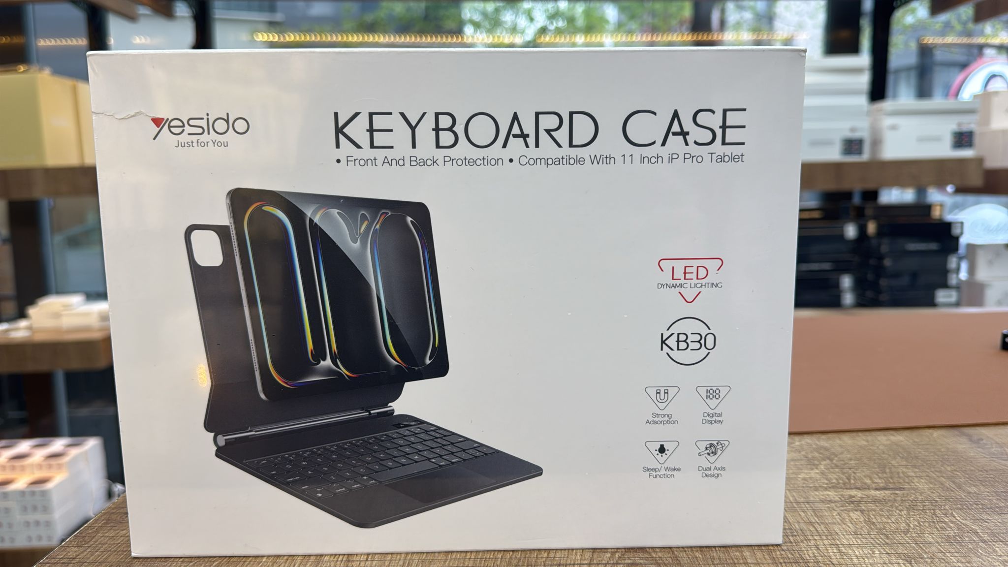 Yesido iPad Pro 13 (2024) Magic Klavyeli Tablet Kılıfı - Bi Elma