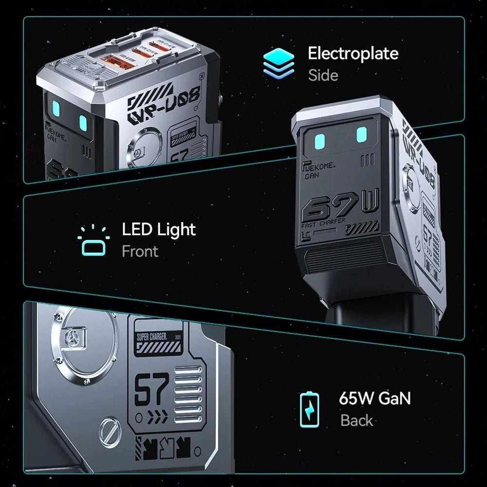 65w Gan Usb, Type C Şarj Cihazı - Bi Elma