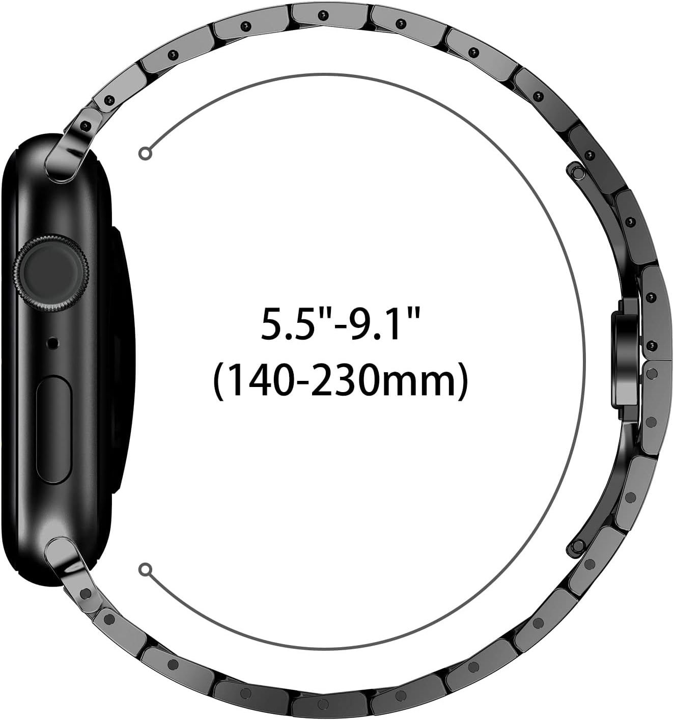 Stanless Premium Ultra V - For Çelik Akıllı Saat Kordon 45mm - Bi Elma