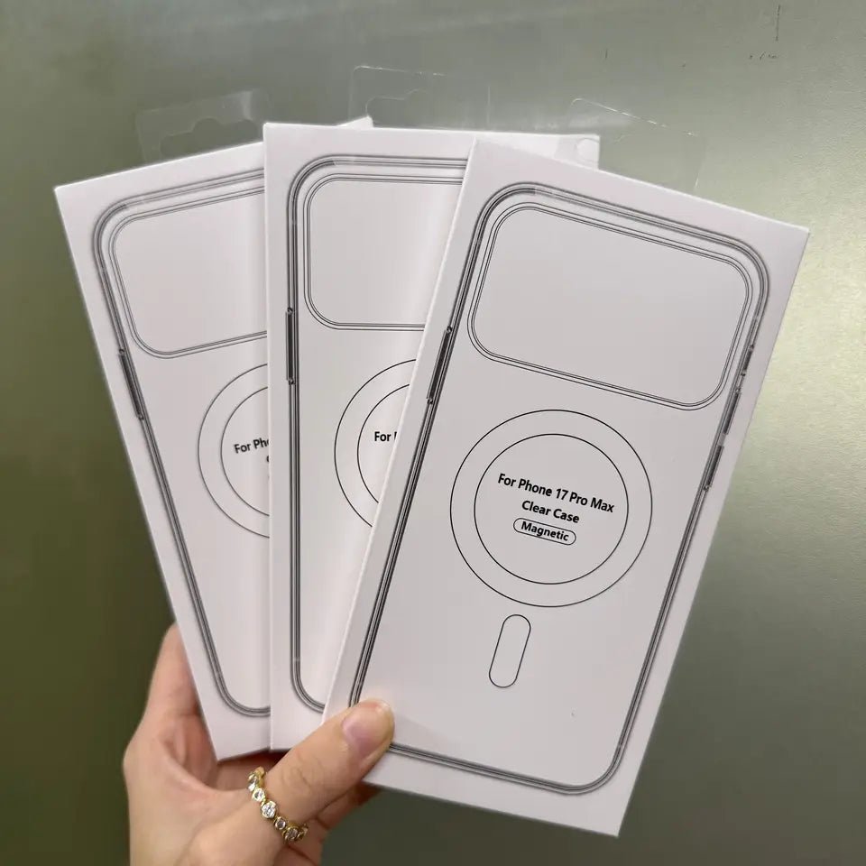 iPhone 17 / 17 Air / 17 Pro / 17 Pro Max MagSafe Sararmaz Kristal Slim Şeffaf Kılıf - Bi Elma