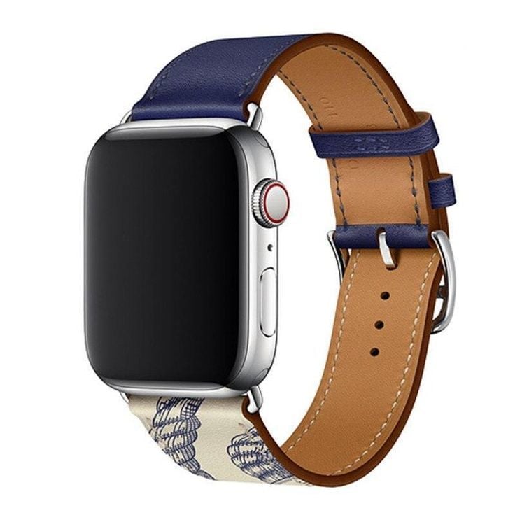Deri HRMS Akıllı Saat Kordonu 45mm - Bi Elma