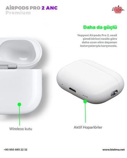 Air Pro 2 Anc Kulaklık (Ios ve Android) - Bi Elma