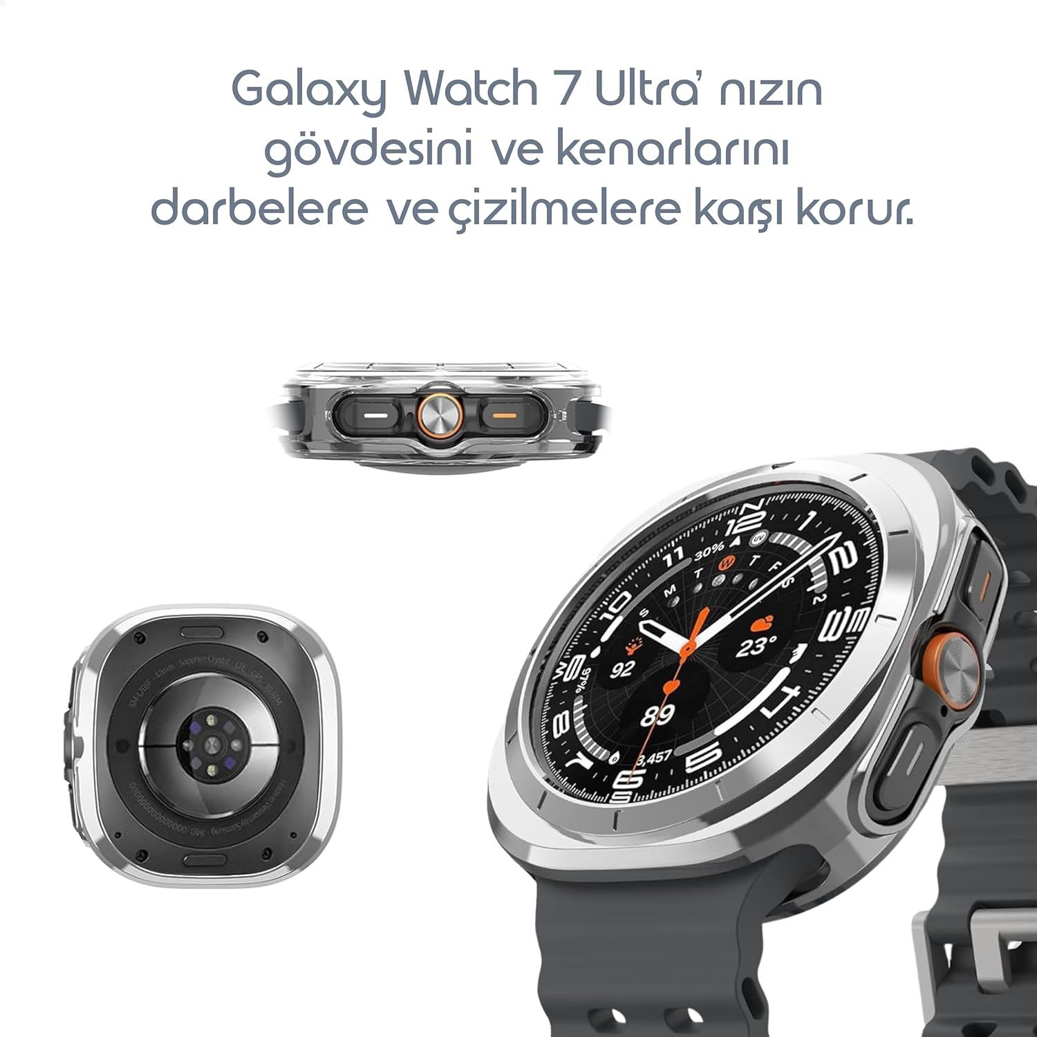 Samsung Watch 7 Ultra Uyumlu Kasa Koruyucu Kılıf