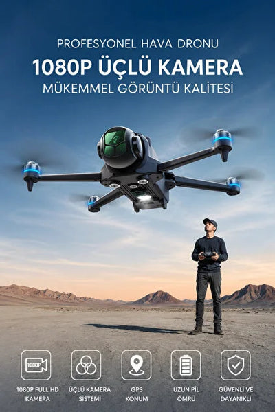 R26 Max Drone – 50g Yük Taşıma, GPS, 360° Engel Algılama, Çift Kamera