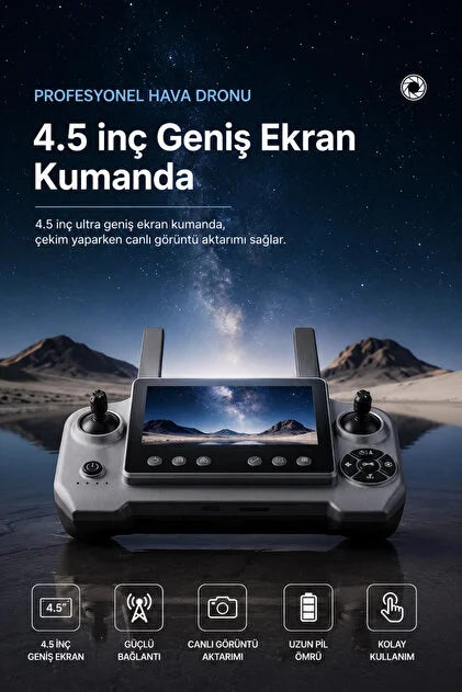 R26 Max Drone – 50g Yük Taşıma, GPS, 360° Engel Algılama, Çift Kamera
