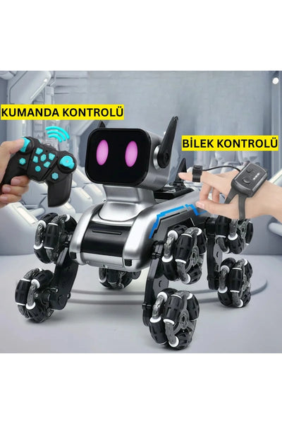 Uzaktan kumandalı robot köpek oyuncak - yan görünüm