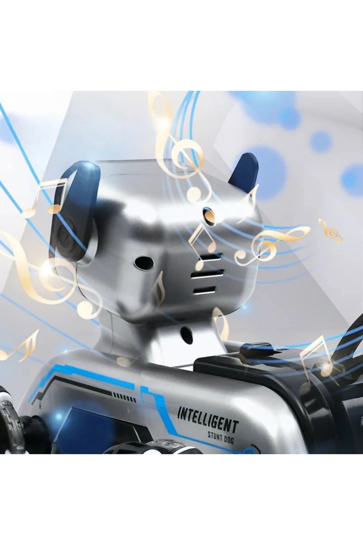 Uzaktan kumandalı robot köpek oyuncak - ışıklı gövde