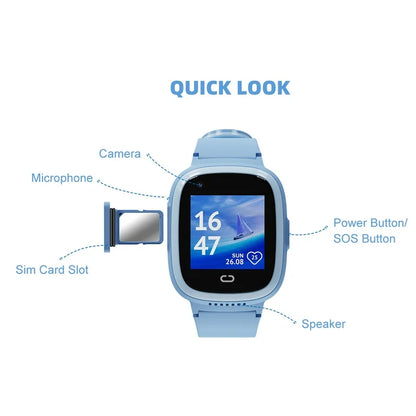 Video Call Smart SIM Card Children's Watch