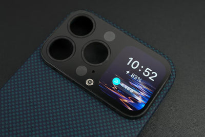 AMOLED Ekranlı Fiber Telefon Kılıfı | MagSafe Uyumlu