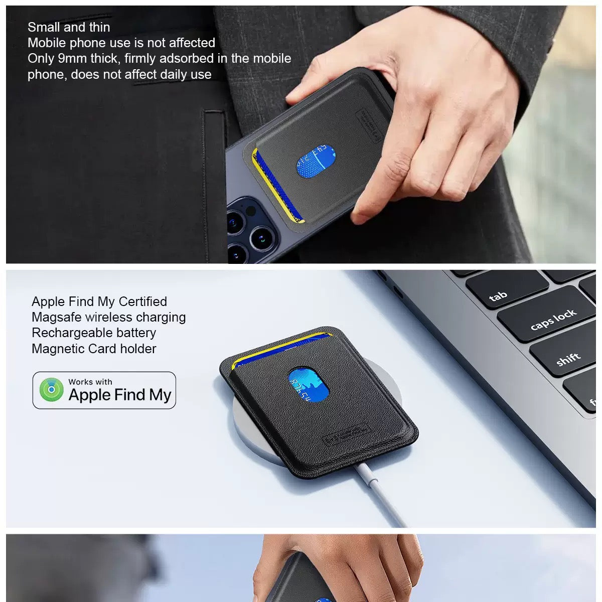 Akıllı Magsafe Cüzdan Konum Takipli