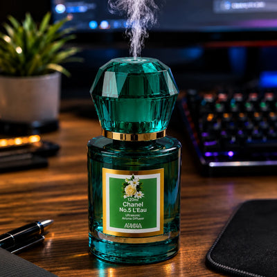 Kristal Ultrasonik Aroma Difüzörü Araba Ofis Ev Parfüm