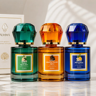 Kristal Ultrasonik Aroma Difüzörü Araba Ofis Ev Parfüm