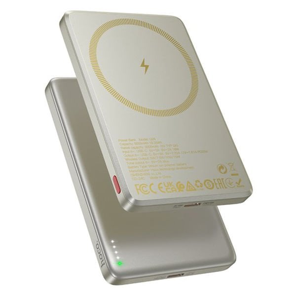 Hoco Magsafe Slim Powerbank Hızlı Şarj 5000mah Pd Type-C 20w