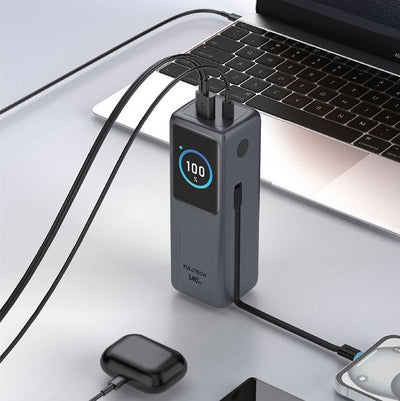 140W Akıllı Ekranlı Hızlı Şarj 30.000MAH Powerbank - 4 Cihaz Eşzamanlı Şarj