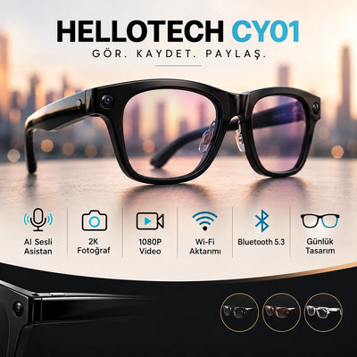 HelloTech CY01 şehir yaşamında akıllı gözlük