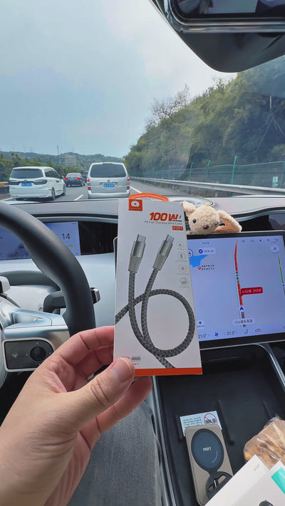 WUW 100W Braided USB-C Charging and Data Cable