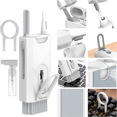 8 in 1 Kulaklık, Klavye, Ekran, Spreyli Temizleme Seti - Bi Elma