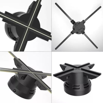 3d Hologram Led Ekran 70cm - Bi Elma