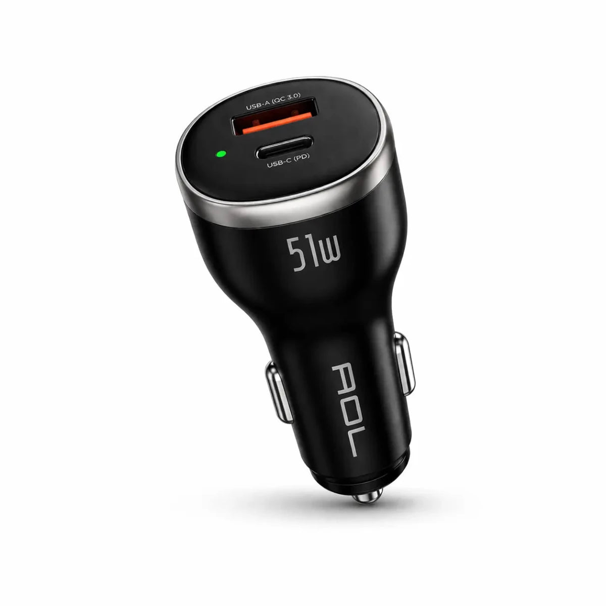 PD 51W Araç İçi Şarj Aleti | 6A Hızlı Şarj, USB - C + USB - A Dual Port - Bi Elma