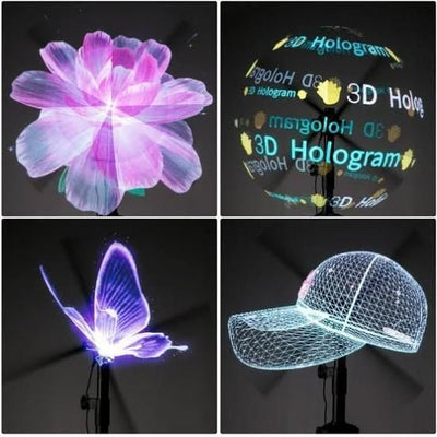 3d Hologram Led Ekran 70cm - Bi Elma