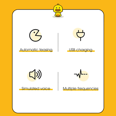 İnteraktif Şarjlı Ördek Kedi - Köpek Oyuncağı - Bi Elma
