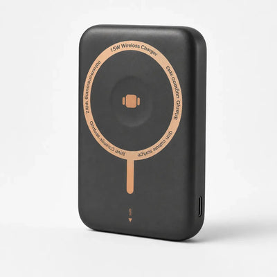 Telefon ve Akıllı Saat Uyumlu Powerbank 15W Kablosuz Şarj - Bi Elma