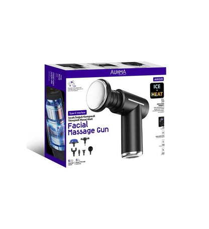 Isı & Soğuk Kompresli Masaj Aleti, 6 Başlık, Titreşim & LED Ekran - Bi Elma