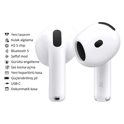 Air 4 Premium ANC Bluetooth Kulaklık - Bi Elma