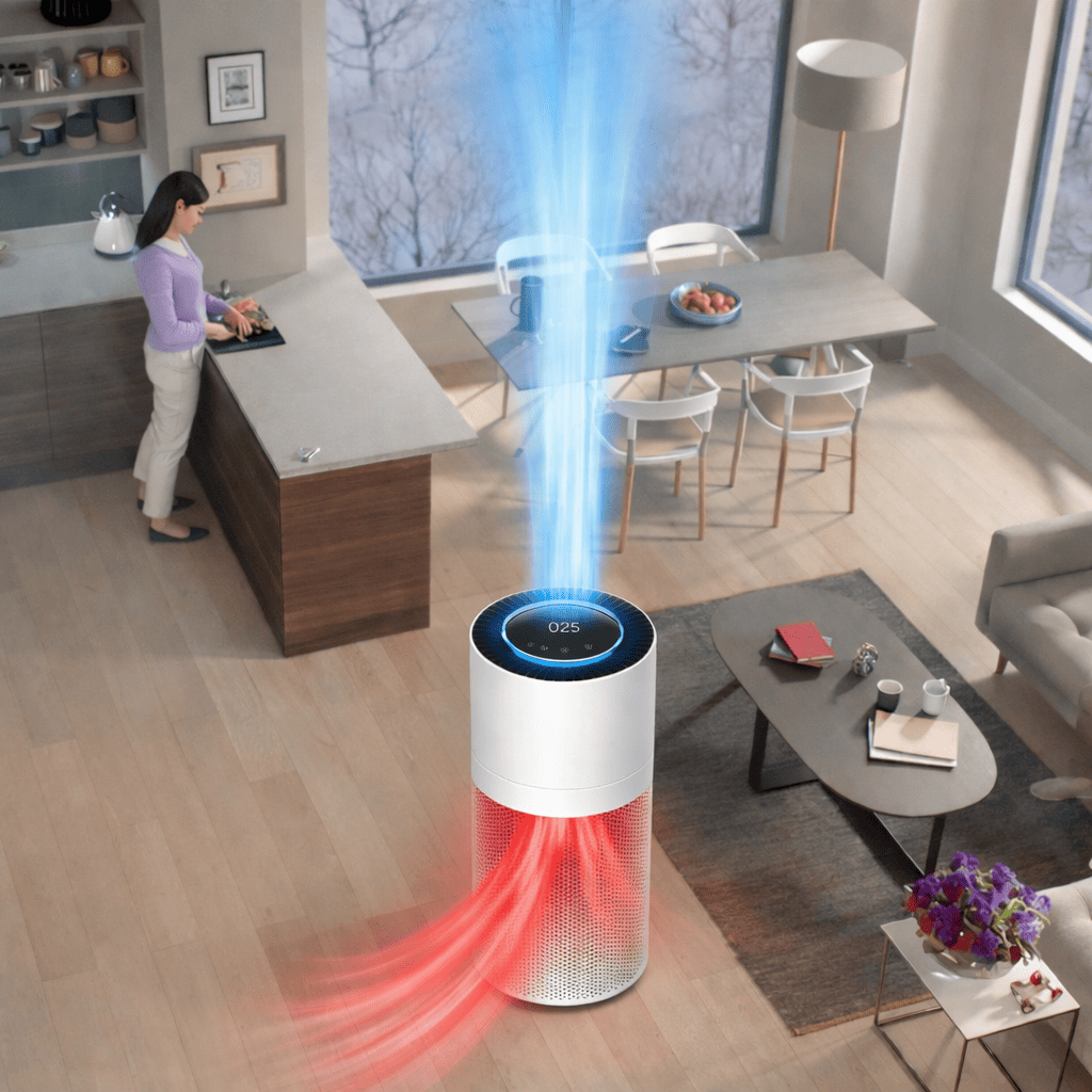 Profesyonel Akıllı Hava Temizleyici, HEPA Filtre, PM2.5 Ekran, Wi - Fi - Bi Elma