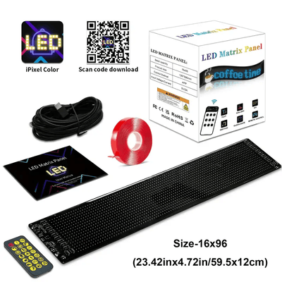 Kişiselleştirilebilir Araç Car Led Ekran 60cm - Bi Elma