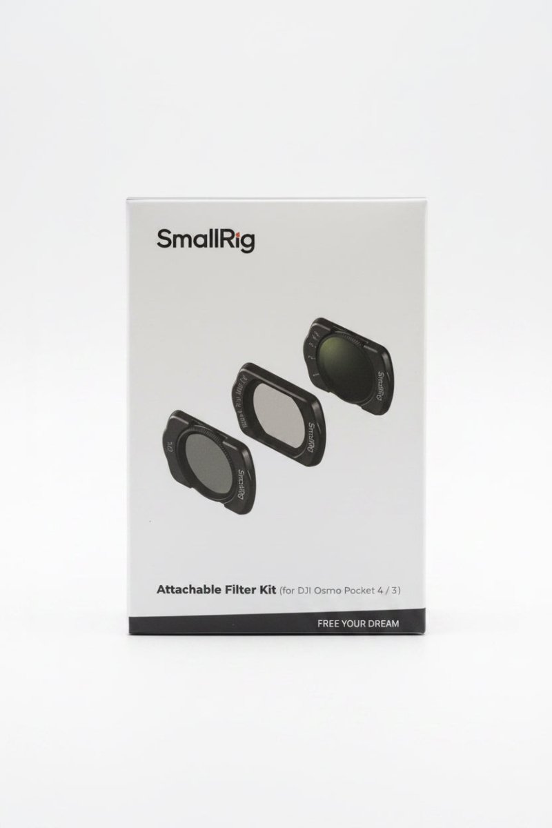 SmallRig DJI Osmo Pocket 4/3 Filtre Kiti - VND2-5 / ND16-CPL / LPF - Bi Elma