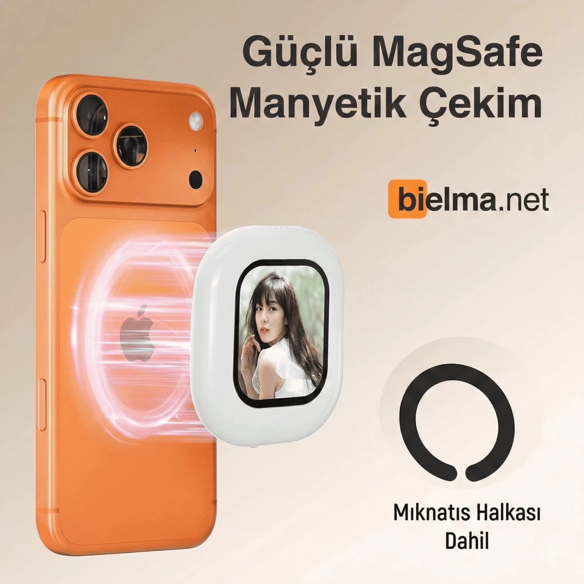 Kablosuz Vlog Selfie Ekranı - Görüntü Aktarıcı - Bi Elma