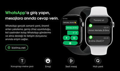 Watch 26 Mini Akıllı Saat - AMOLED, IP68 Suya Dayanıklı - Bi Elma