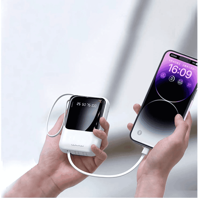 WUW 10000mAh Powerbank Mini Micro, iPhone ve Type C - Bi Elma